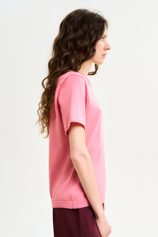 Футболка вязаная LIGHT PINK Футболка вязаная LIGHT PINK